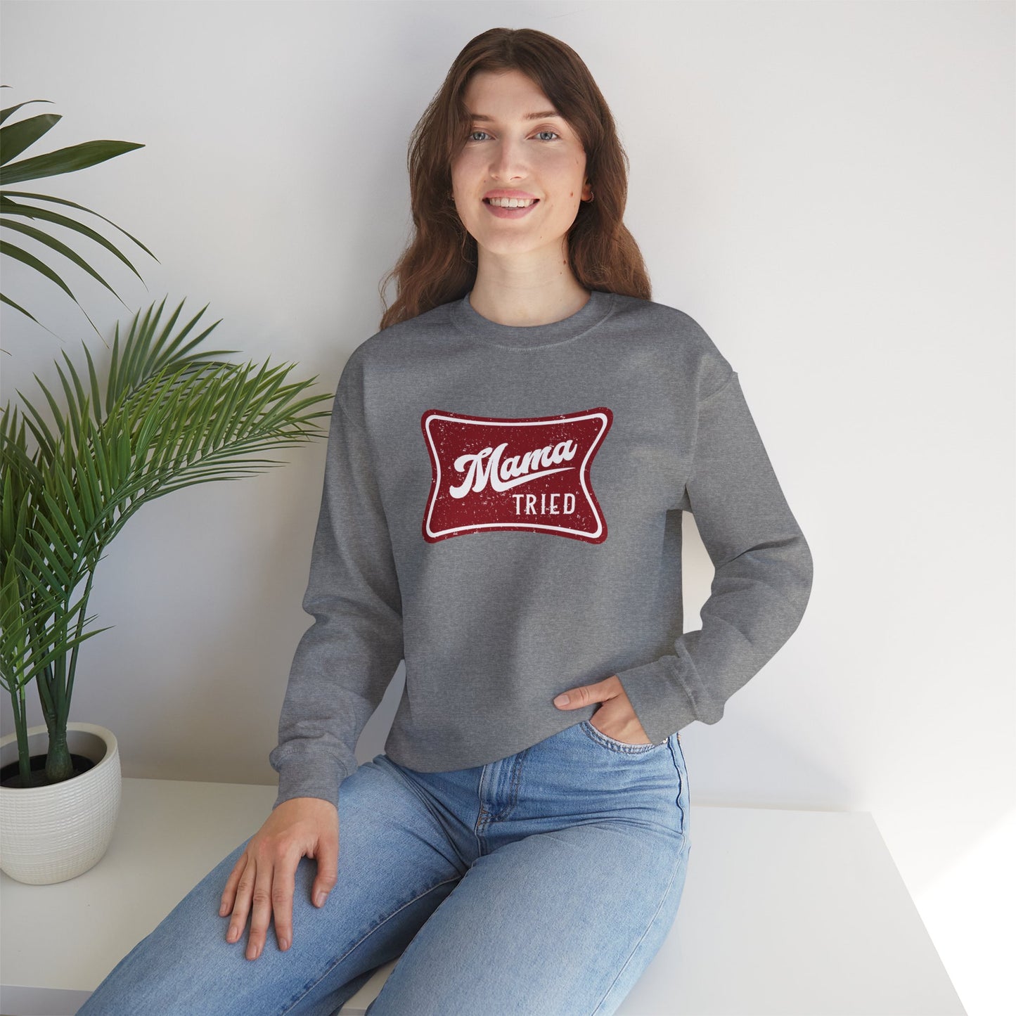 Mama Tried Unisex Heavy Blend™ Crewneck Sweatshirt