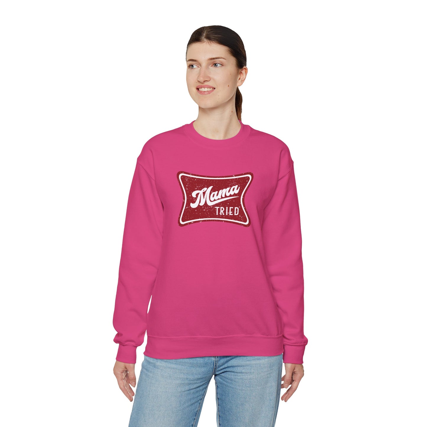 Mama Tried Unisex Heavy Blend™ Crewneck Sweatshirt