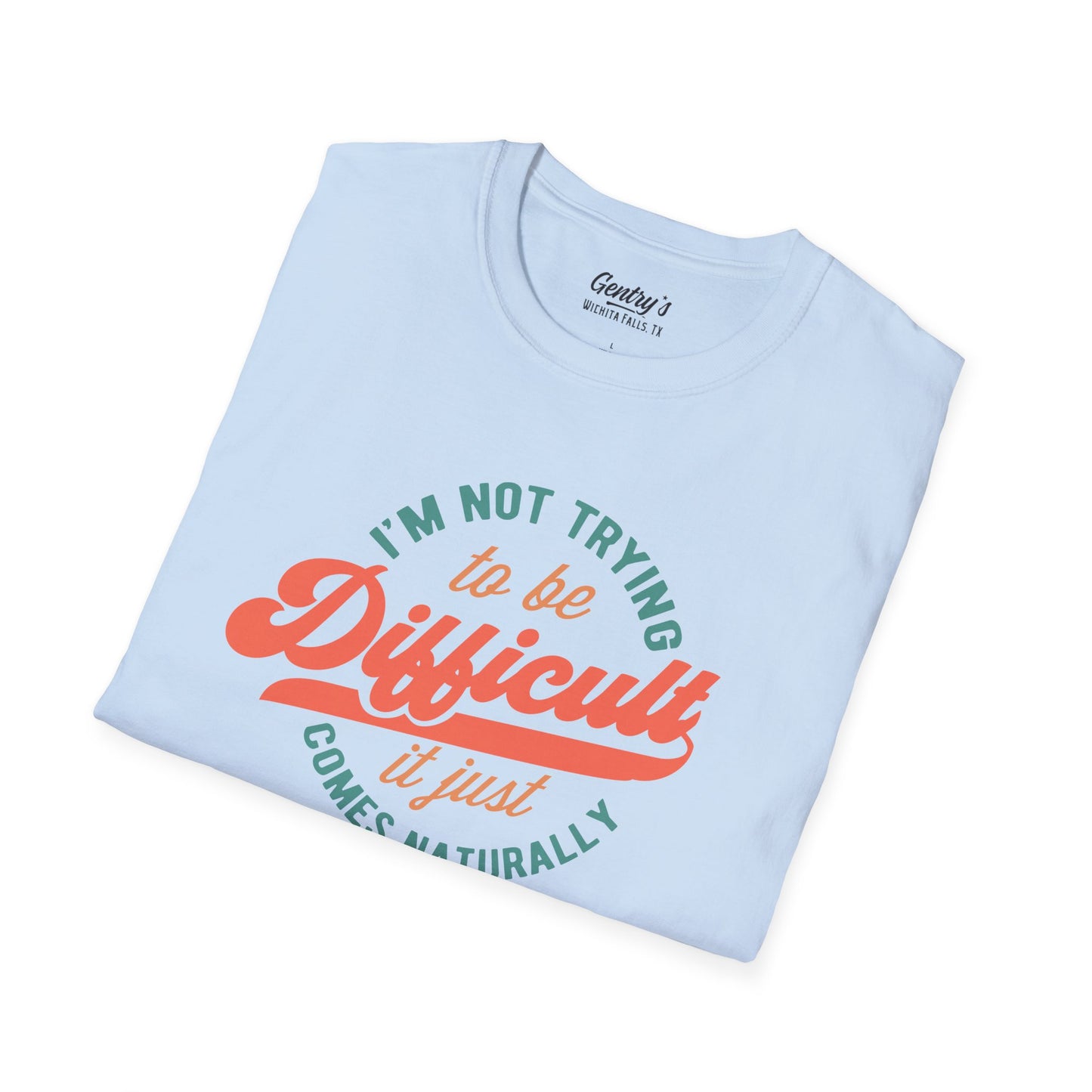 Difficult Unisex Softstyle T-Shirt