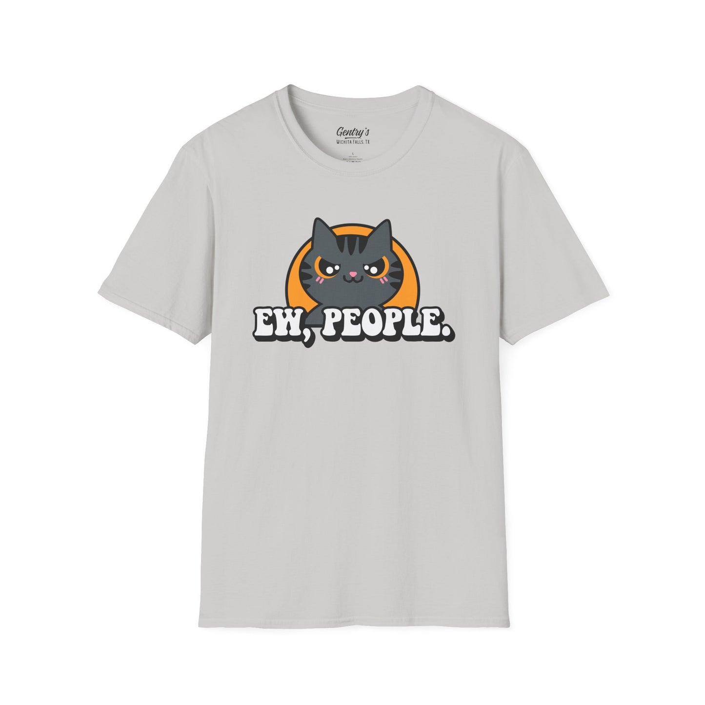 Ew People Cat Unisex Softstyle T-Shirt