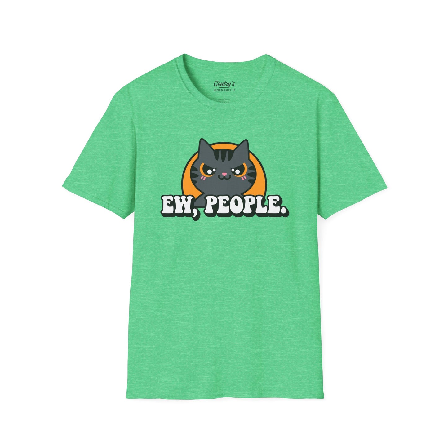 Ew People Cat Unisex Softstyle T-Shirt